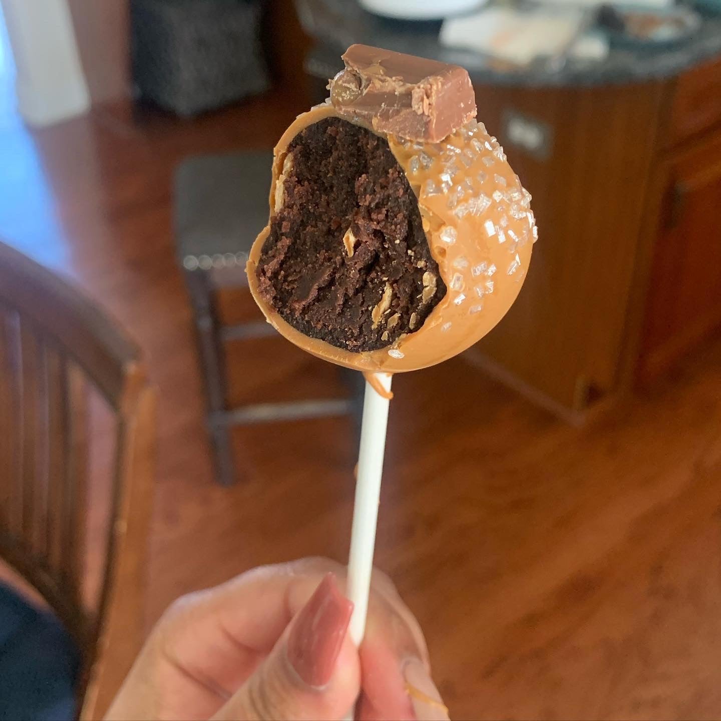 Salted Caramel Chocolate Cakepops